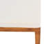 Ensemble de conversation modulaire d'extérieur pour terrasse, 5, bois franc, coussins beiges, modulaire de jardin, bois naturel, confort