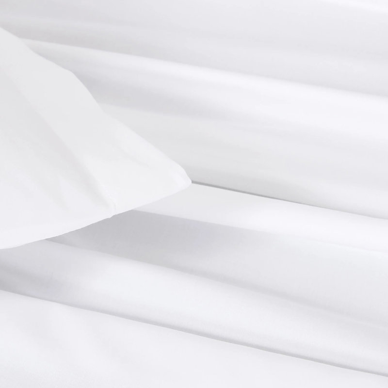 Sateen Sheet Set, King Sheet Set with 2 Pillowcases
