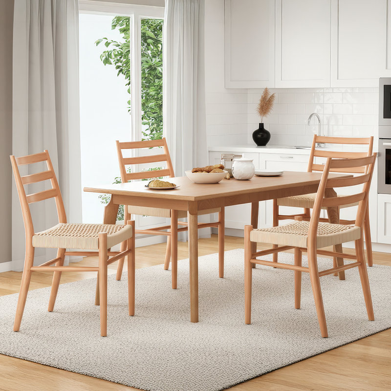 Paper Rope Metal Sidechair, Natural, Beige