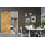 Porte de grange en bois massif DIY 3 en 1 pour chambres, espaces de rangement, placards-93928310-93928301