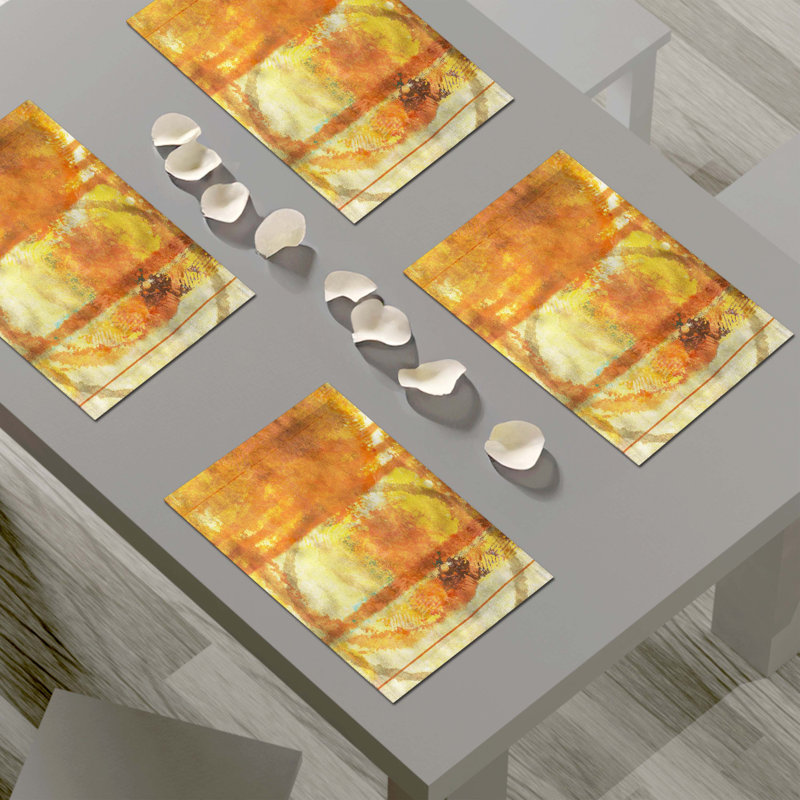 Napperon abstrait en polyester