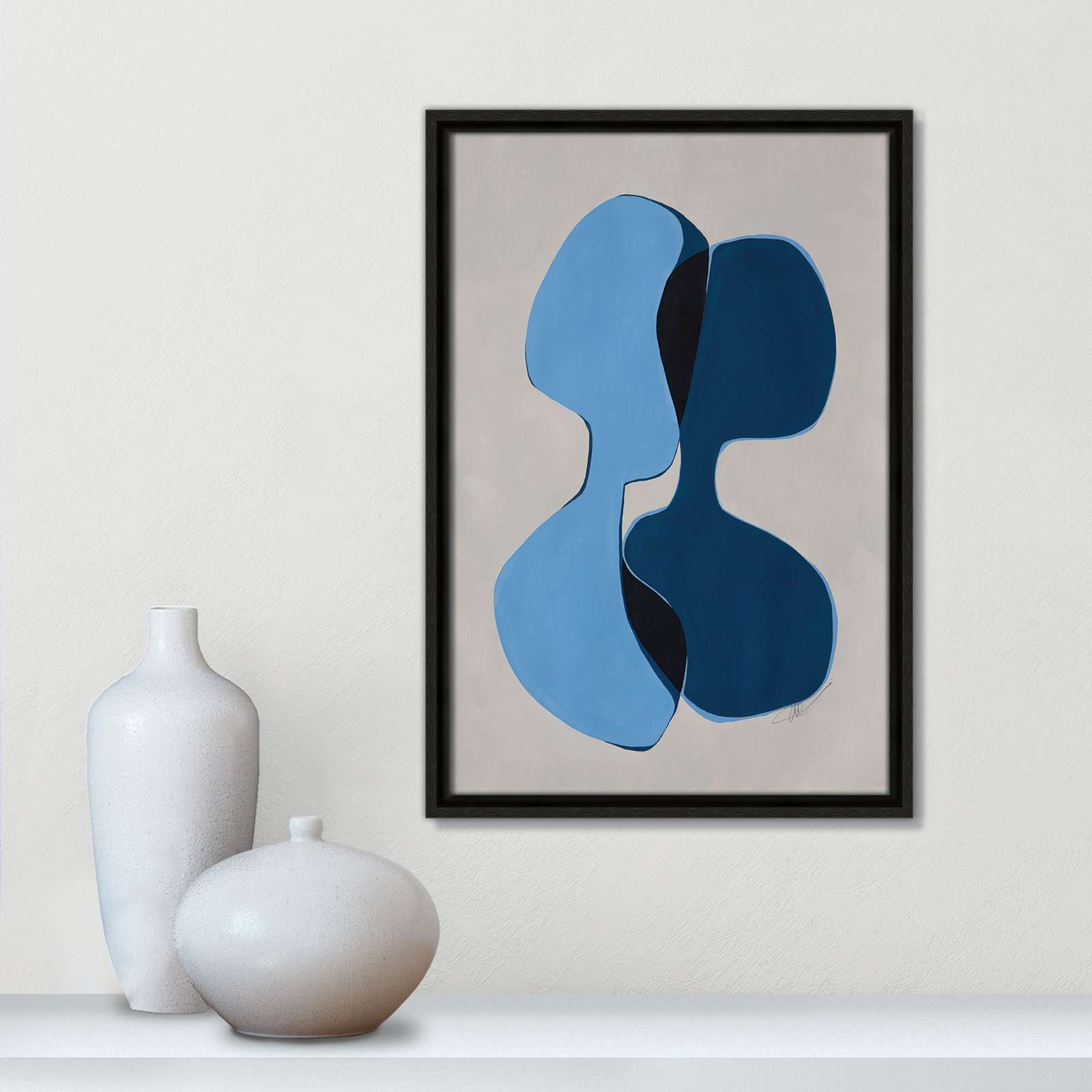 In Unity Collection "In Unity I" Print, Espresso Framed, 19.5" H x 13.5" W x 2" D