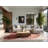 Soft Plush Feliz Valentines Modern & Contemporary Abstract Area Rug in Beige – Rose Binding-1993825723