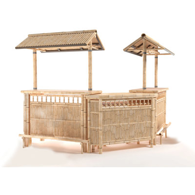 Ensemble de bar Three Bar Bamboo Tiki By RAM Game Room
