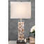 Lampe de table en nickel satiné 29 po Fierro