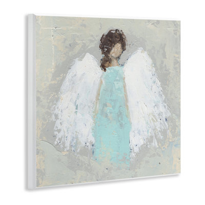 Soft Angel Impression Wall Plaque, design by Cassandra Cushman