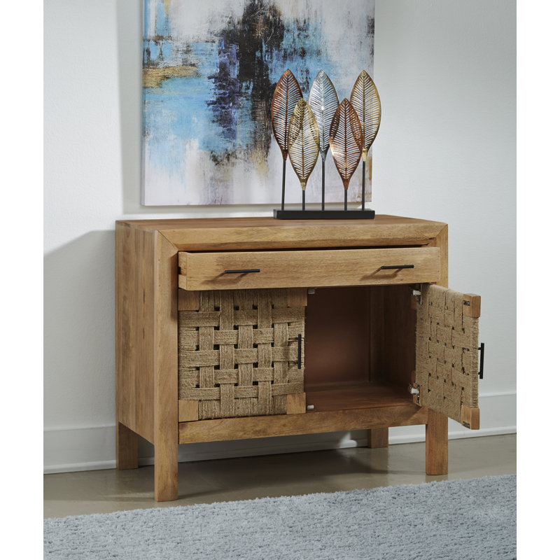 Solid Wood Accent Cabinet