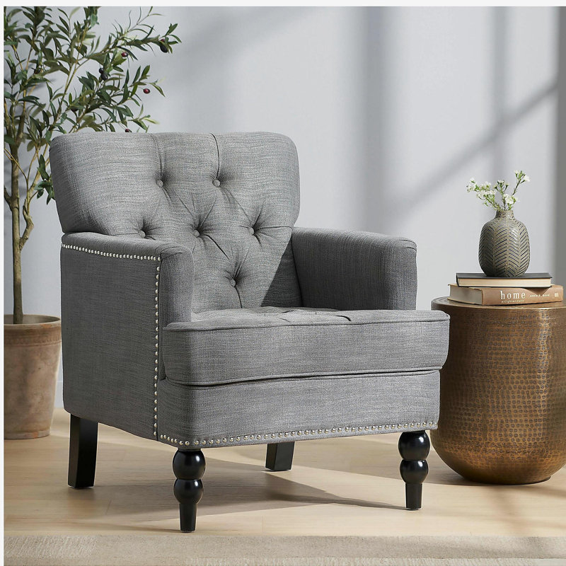 Fauteuil club Harrison, Charcoal