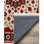 Tapis floral en coton et polyester à imprimé numérique Jazeera Collection-201536502
