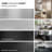 ZLINE Autograph 24 in. Tallac Dishwasher Auto Door Open, 51dBa, Black Steel Panel, Bronze Handle-66655785