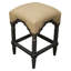 Abacus Upholstered Stool with Solid Wood Frame-48367379