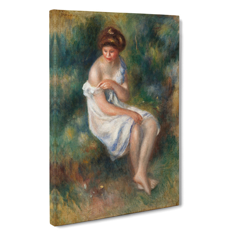 The Bather by Pierre-Auguste Renoir - Wrapped Canvas, 76cm H x 50cm W x 3cm D