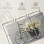 Ensemble de 3 pièces bouquet de roses blanches sur toile-370167273