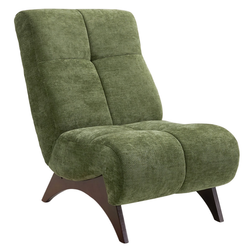 Upholstered Accent Chair, Green