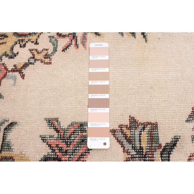 Tapis beige Prestan Vintage 5 pi 8 po x 9 pi 6 po