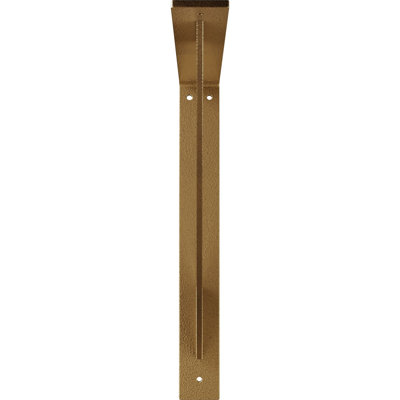 2"W x 16"D x 16"H Traditional Steel Bracket, Hammered Gold
