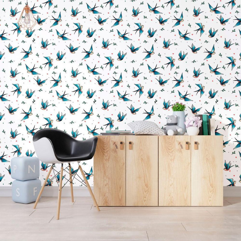 Rouleau de papier peint auto-adhésif L 126 po x l 24 po Ajayden