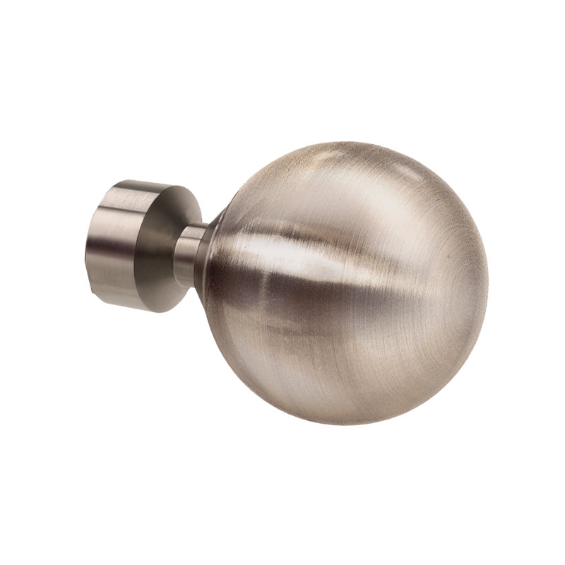 22.86cm Finial, Satin Silver