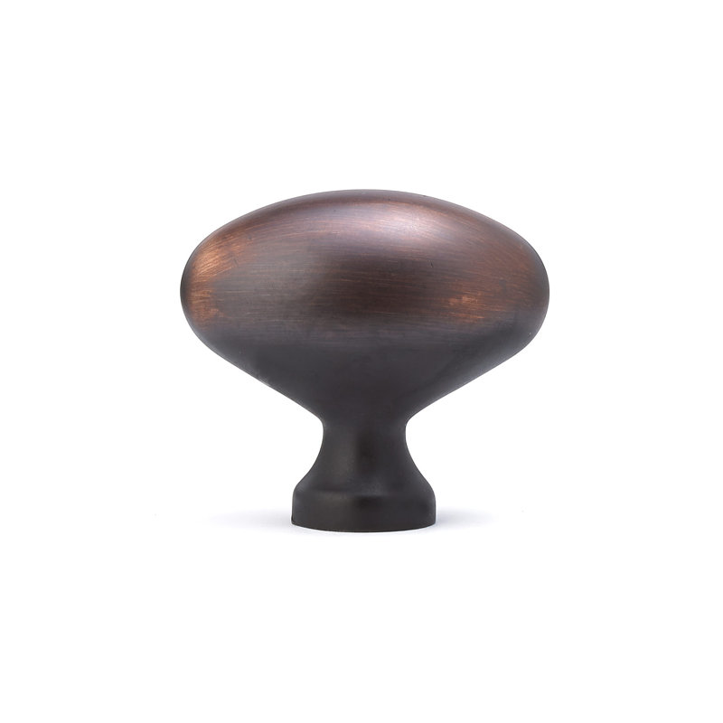 Poignée ovale Expression, Bronze huilé et brossé