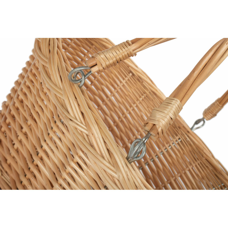 Wicker Medium Swing Handle Shopper Basket