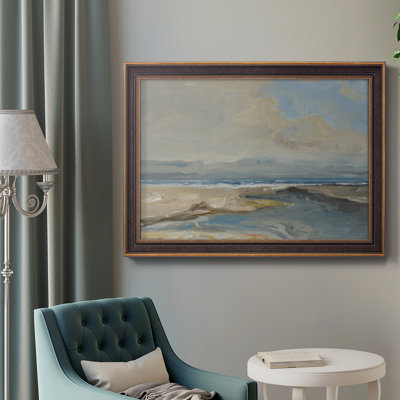 " Lincoln Beach " Painting Print