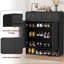 Armoire de rangement pour chaussures 31,5 po avec tablettes réglables et 2 tiroirs pour le vestibule ou le couloir-1738573645