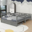 Stairway Full Over Full Bunk Bed With Twin Size Trundle-613349114