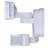 3 - Head LED Hardwired Dusk to Dawn Outdoor Security Flood Light with Motion Sensor and Timer-86691142