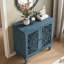Armoire décorative, armoire de rangement à 2 portes, buffet avec tablette réglable et pieds en bois massif-72137237