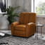 Fauteuil inclinable manuel standard en similicuir de 35,5 po de largeur