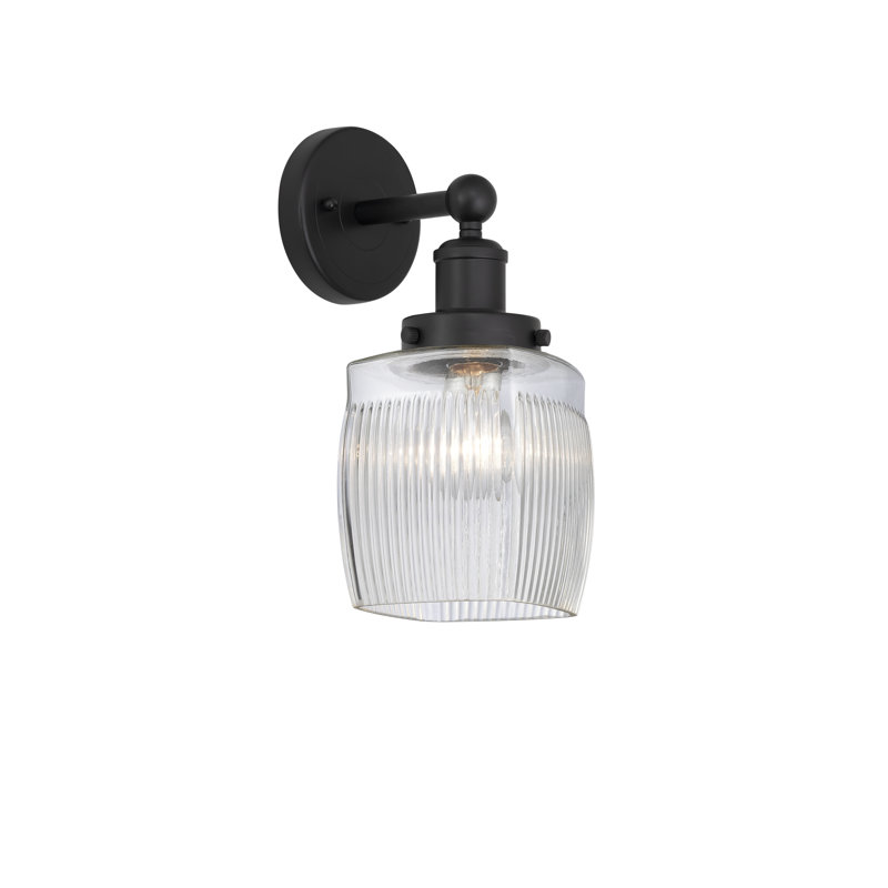 Keenan Armed Sconce, Matte Black