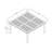 Anautica 8 - Person Wood Patio Dining Set with Square Table