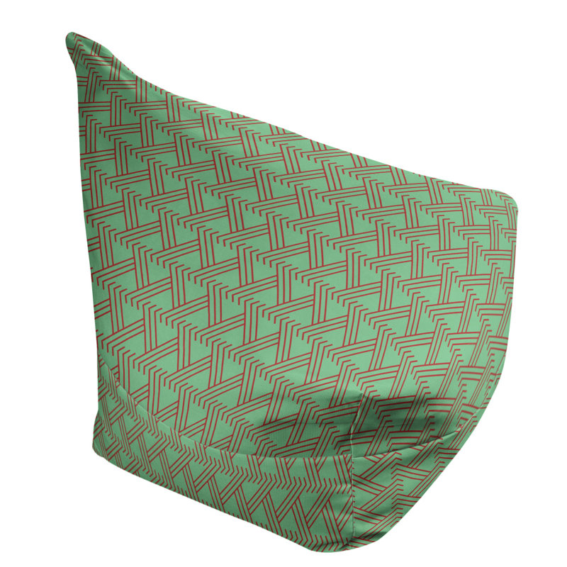 Fauteuil à billes standard &, Vert / Rouge, H 29 po x l 38 po x P 42 po