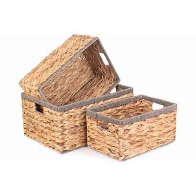 August Grove Wicker Decorative Basket
