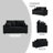 63.4'' Oversized Convertible Chaise Lounge with Storage Ottoman, Upholstered Loveseat with Throw Pillows and Armrests, Chenille Sleeper Sofa Bed for Living Room-843139622