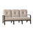 Fremont 75.25'' Wide Aluminum Patio Sofa with Cushions-26118131-26118109