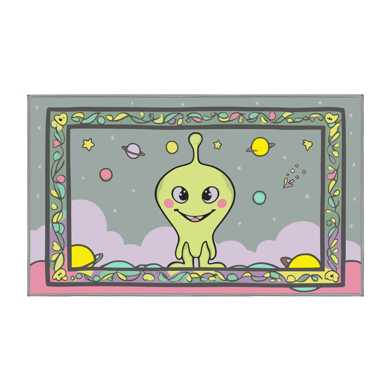 Tapis pour enfant Zoomie, Rectangulaire 2 pi x 3 pi