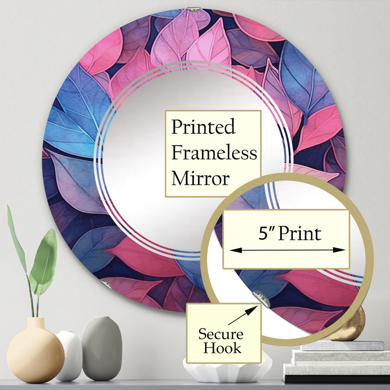 Miroir mural Zhanya, 24 po x 24 po