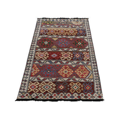 Burano Hand Knotted Wool Geometric Area Rug