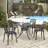 Frontenac Round Metal Outdoor Dining Table With Umbrella Hole , 48'' in. W 48'' in. D-20237349