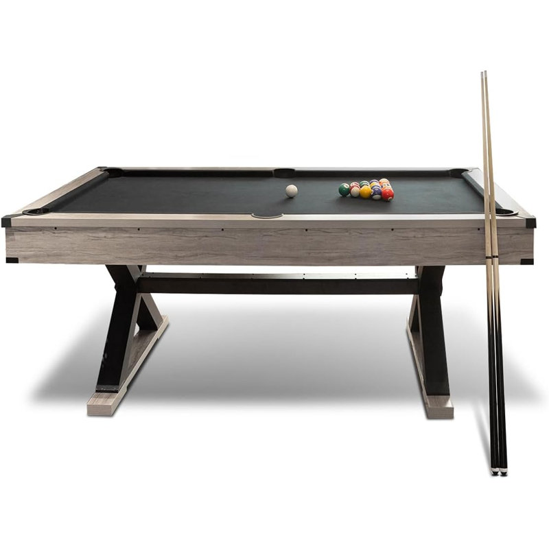 Blue Elephant 83.1cm L Pool Table, Black