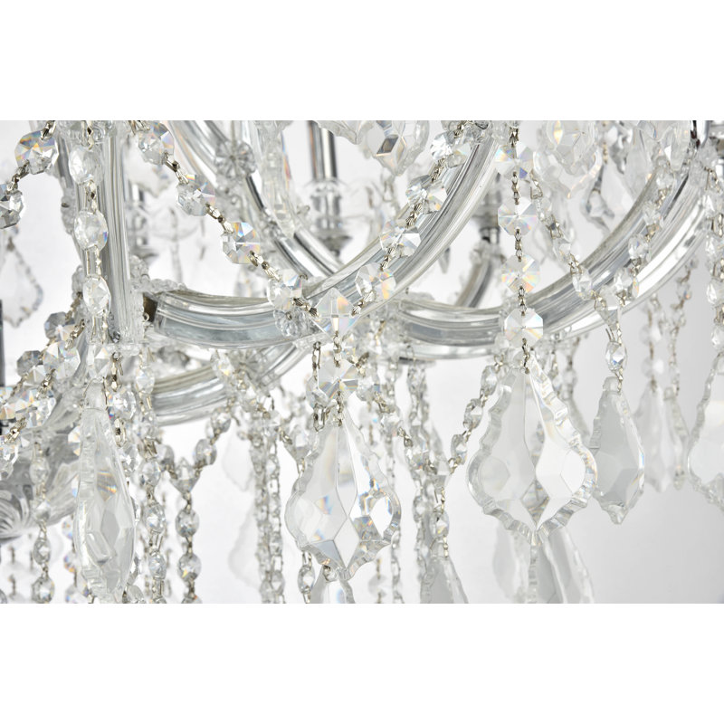 Stockard 24 - Light Chandelier, Royal Cut, Chrome, Crystal (Clear)