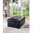 Elwell Twin 39.5'' Faux Leather Futon Chair-741513063