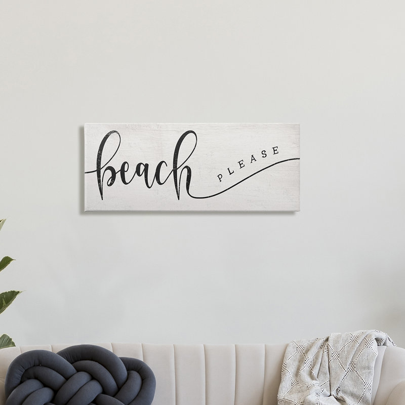 Jeu « Police Beach », Giclée encadrée noir minuit, H 13 po x l 30 po