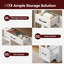 Bureau d'ordinateur 58 po avec bureau Power Out Farmhouse