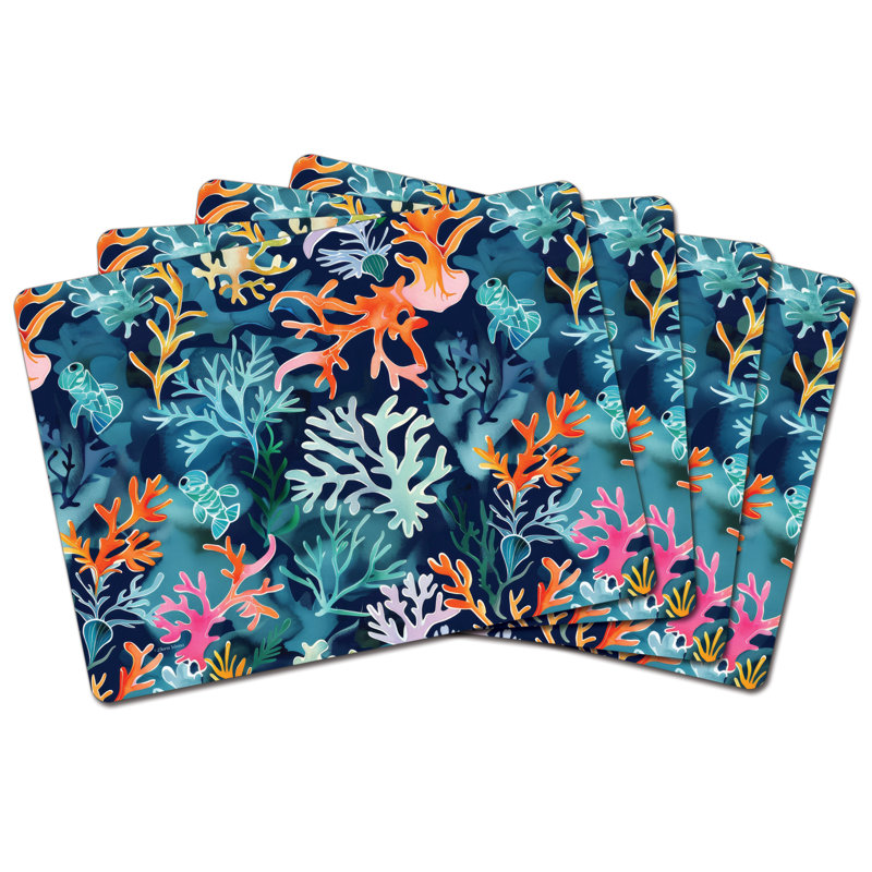 Ensemble de 4 napperons décoratifs Nautical Harmony