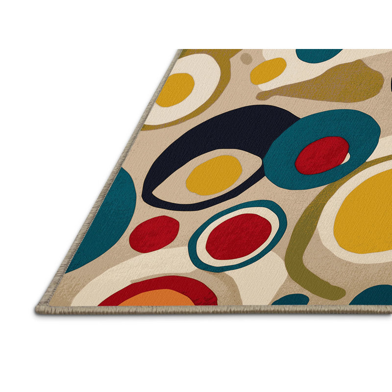 Bold Bounce Rug, Rectangle 4' x 6'