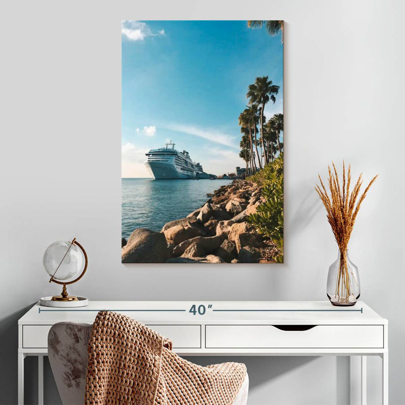 Mehar Aruba Cruise Ship, 30" H x 20" W