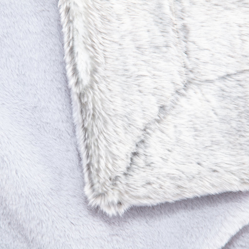 Hand Woven Throw Blanket, Gray