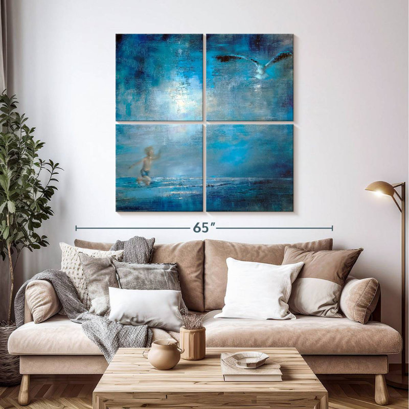 Gillard Flying, peinture, H 45 po x l 45 po